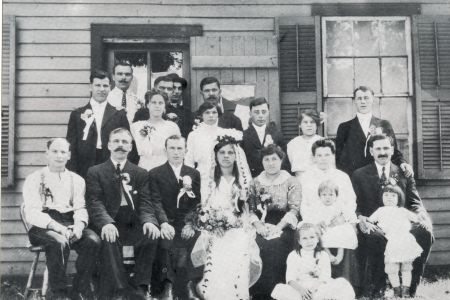 Wedding Photo September 4, 1916 St. Bail's Church (Front).jpg