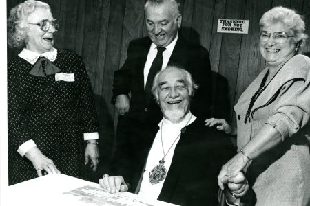 Members of the Reunion Committee with Bishop Isidore Borecky (front).jpg
